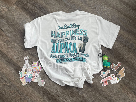 Alpaca Shirt, Happiness Tshirt, Alpaca Lover Shirt, Farm Shirts Women, Alpaca Key Farm, Alpaca Gifts, Christmas Gifts for women, Gift Dad