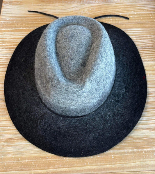Alpaca Wool Hat, Handmade Fedora Hats, Black Cowboy Hat, Western Hats for Men, Wide Brim Hat Women, Cowgirl Hat for Concert, Gaucho Hat