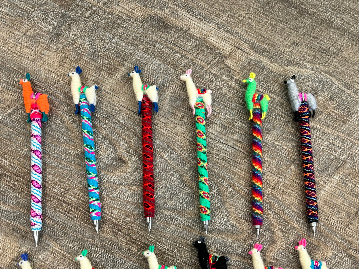 Alpaca Pens, Alpaca Key Farm, Llama Gifts, Alpaca Trinket, Gift under 10, Wrapped Pens, Handmade Ballpoint Pen, Animal Pens, Office Gifts